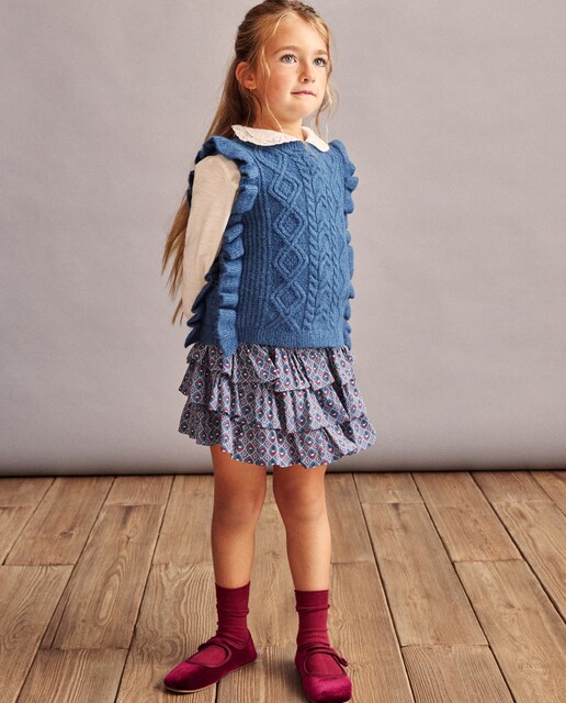 Imagem 0 de Colete com Fantasia e Laços de Fio Metalizado