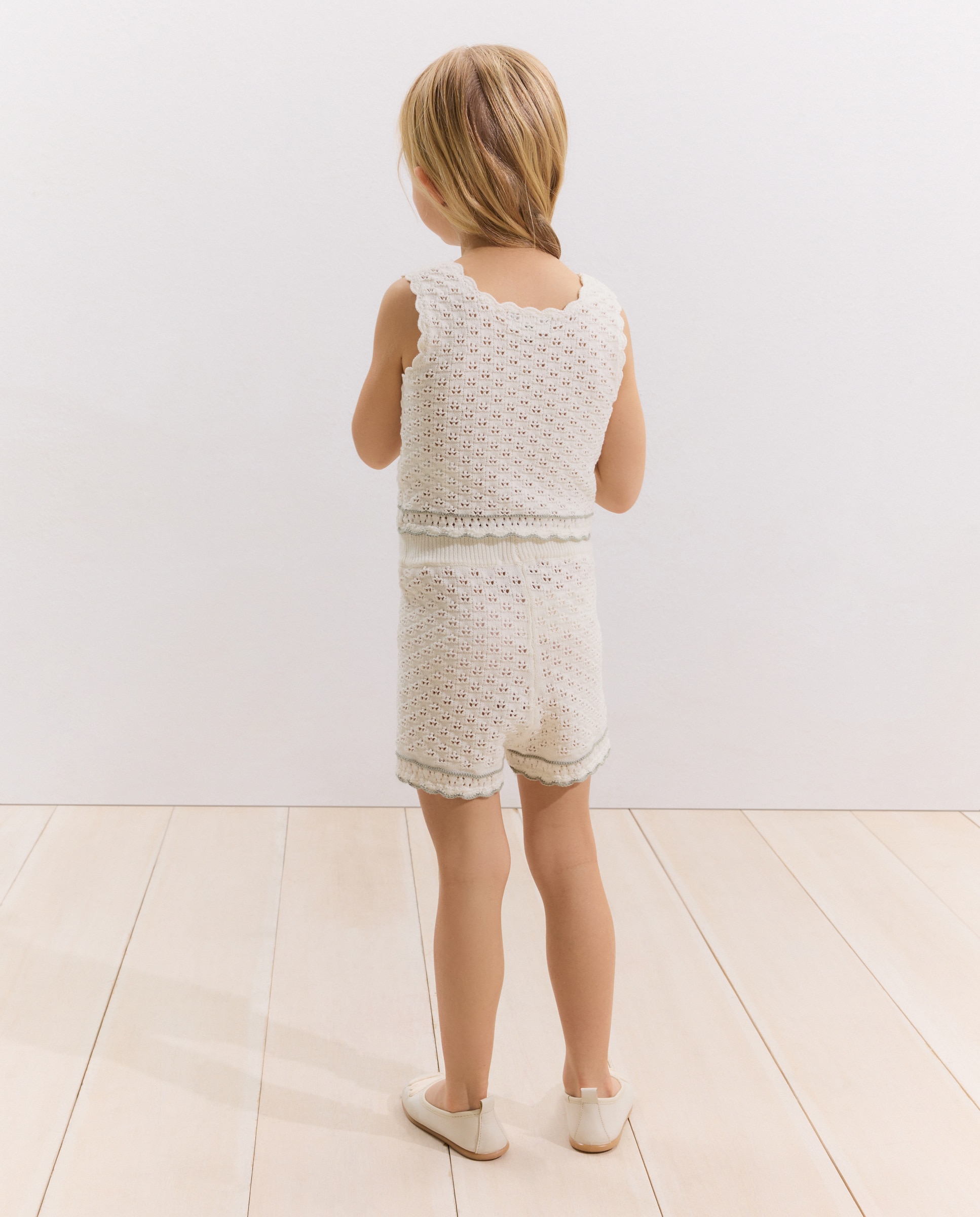 Top de Malha com Contraste Branco-marfim-3