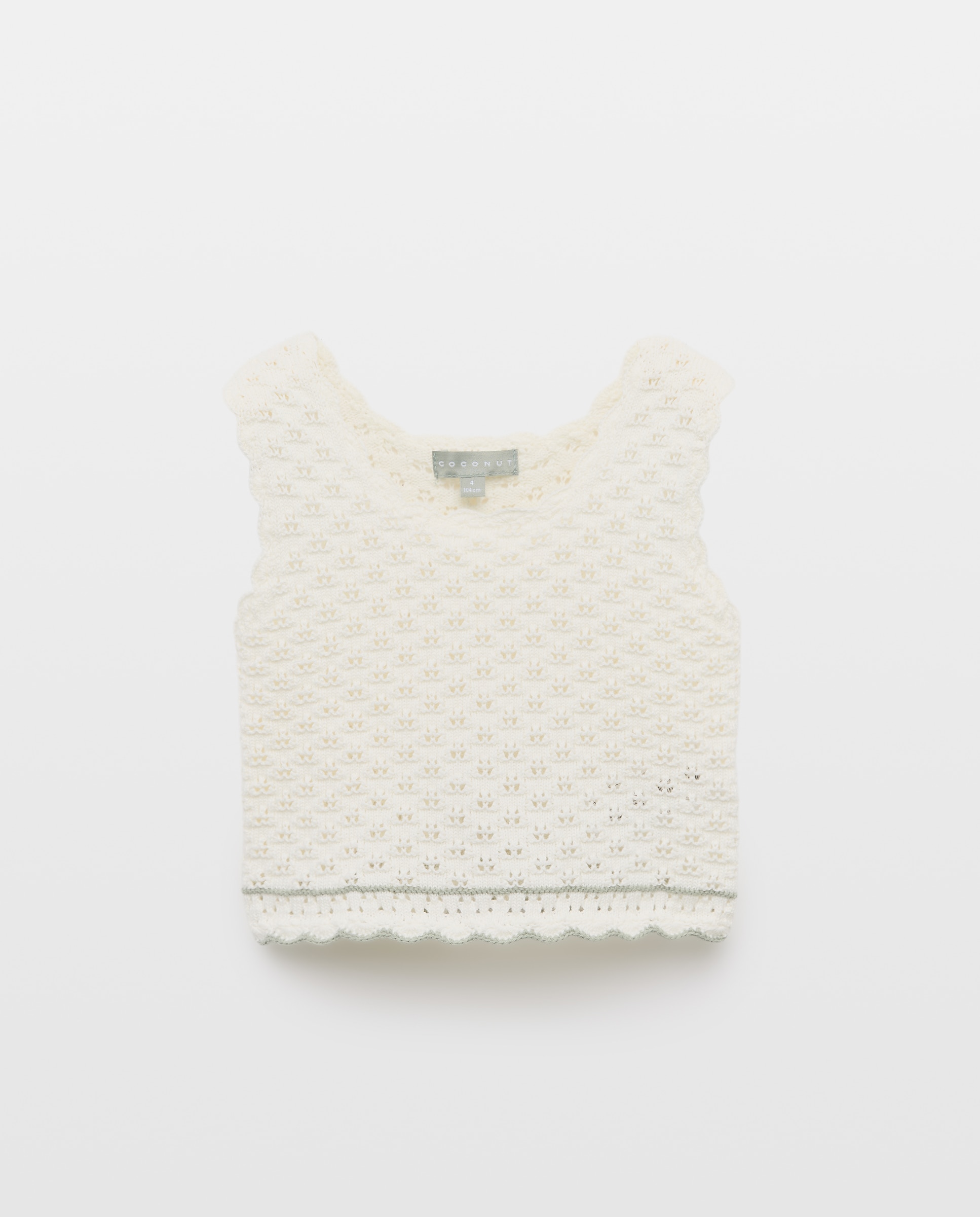 Top de Malha com Contraste Branco-marfim-4