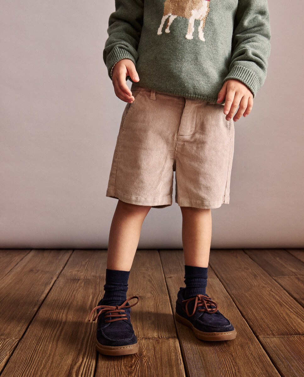 Bermudas de Bombazina Lisas Vison Claro-2