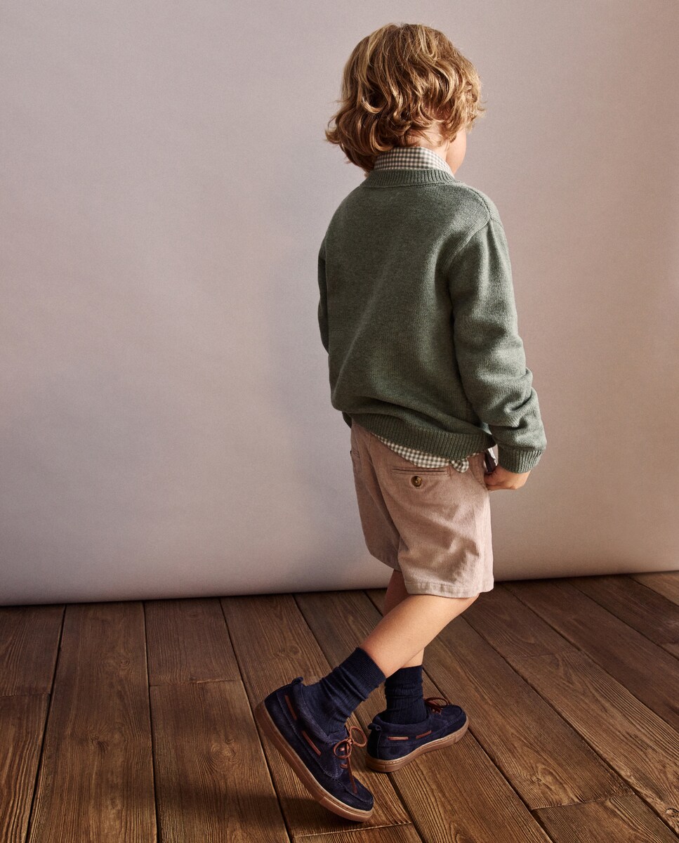 Bermudas de Bombazina Lisas Vison Claro-3