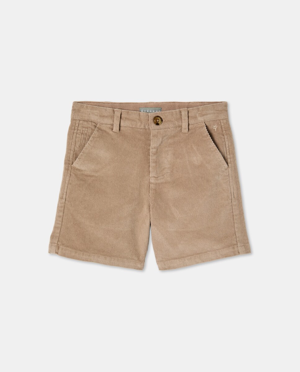 Bermudas de Bombazina Lisas Vison Claro-4