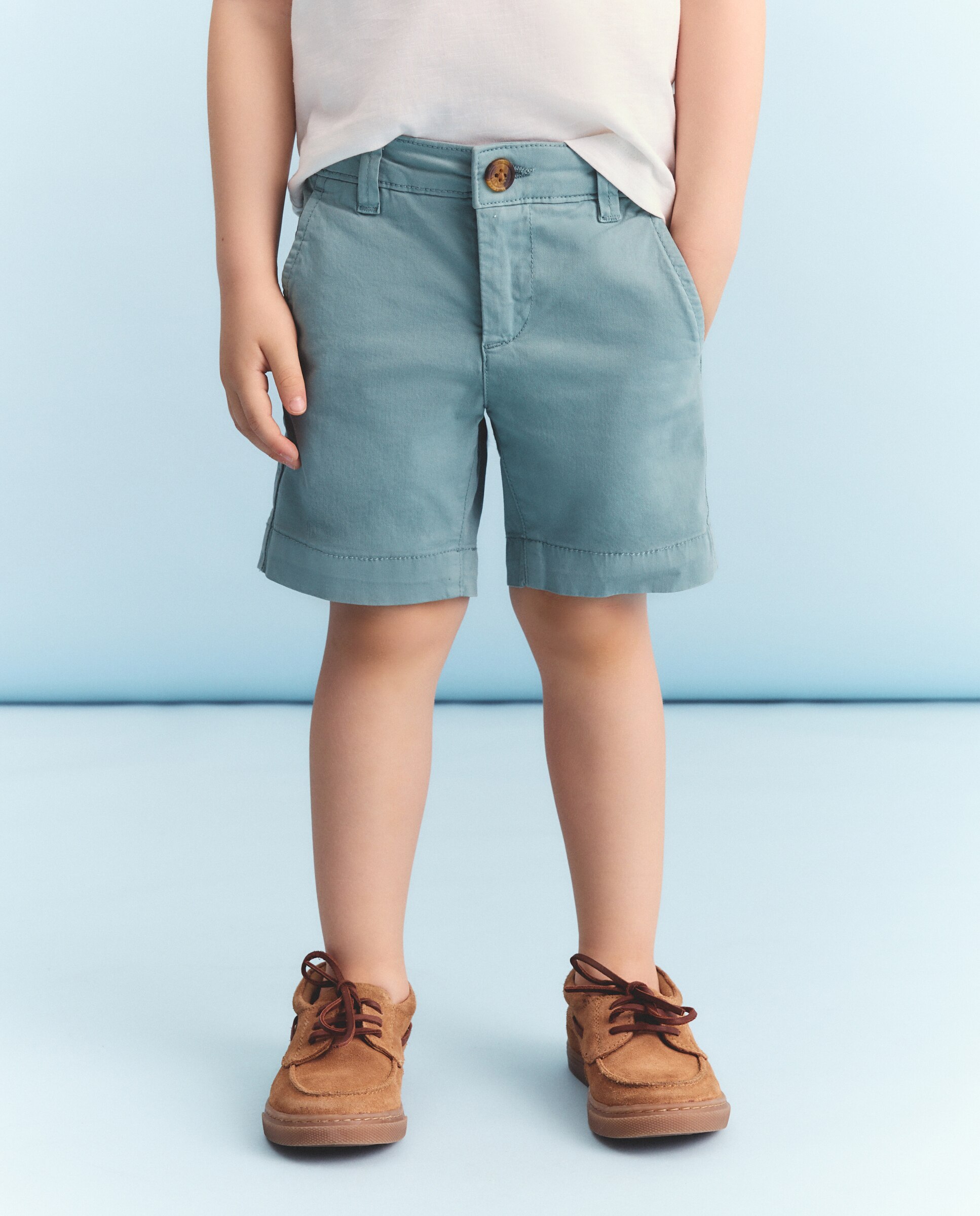 Bermudas de sport estilo chino de niño - Coconut El Corte Inglés - 530 Verde oscuro 530 Verde oscuro-2