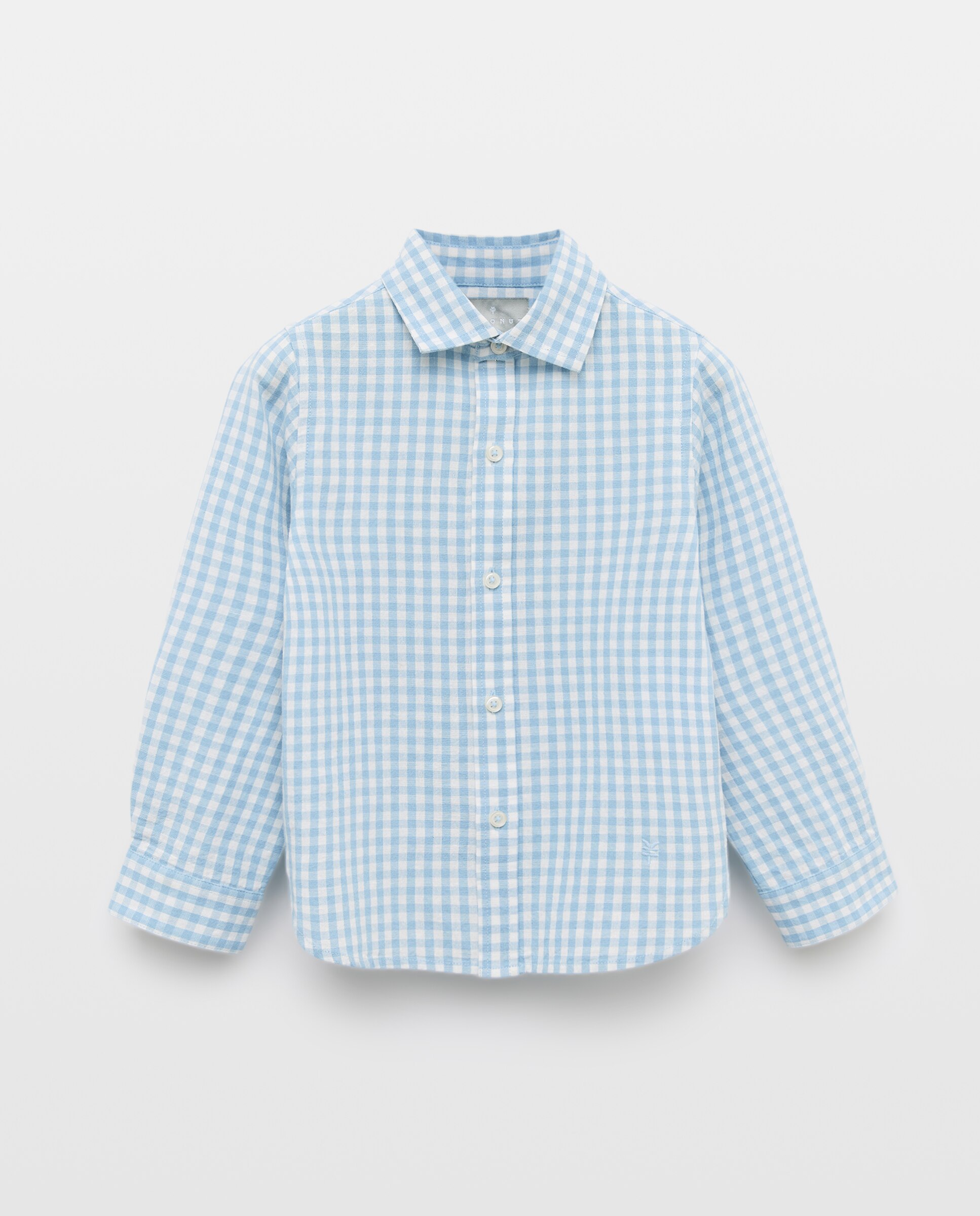 Camisa manga larga cuadro vichy de niño - Coconut El Corte Inglés - Azul Azul-5