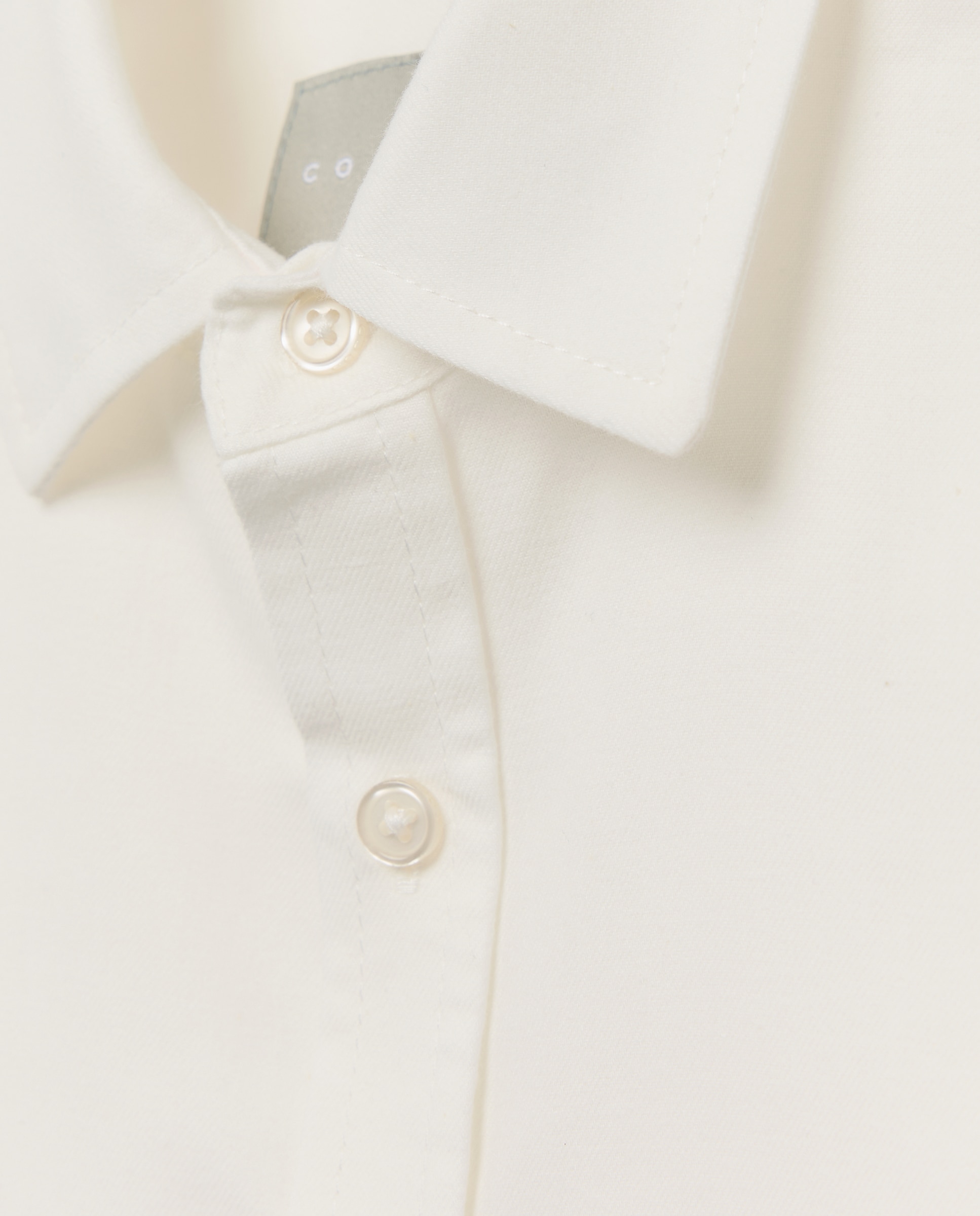 Camisa de Manga Comprida Villela com Colarinho de Camisa Coconut El Corte Inglés Branco-marfim-5