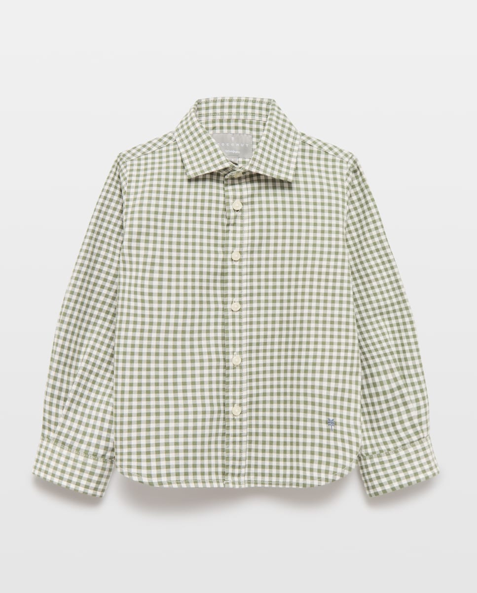 Imagem 0 de Camisa de Manga Comprida com Vichy