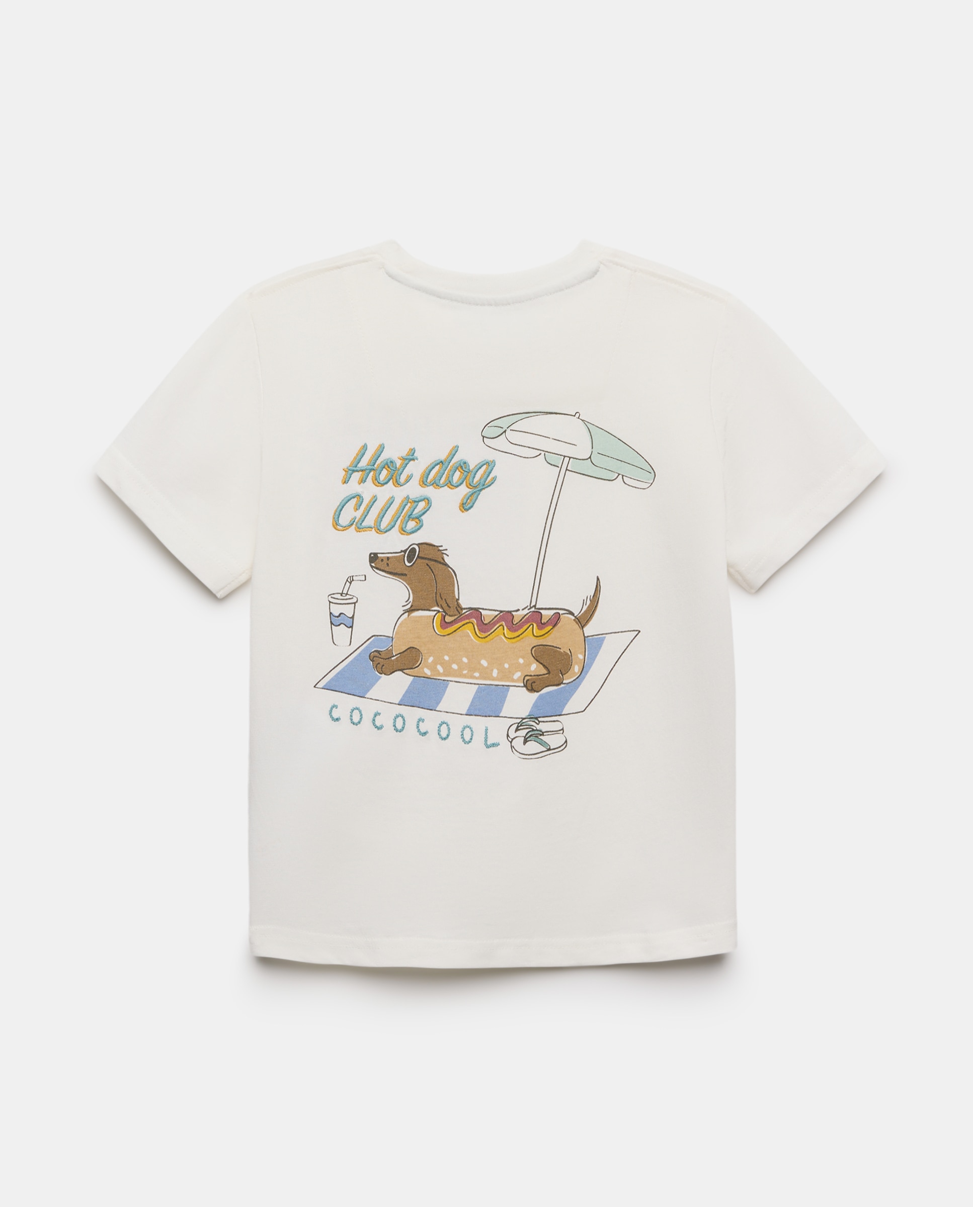 T-shirt de Manga Curta Coconut El Corte Inglés 120 Cru-5