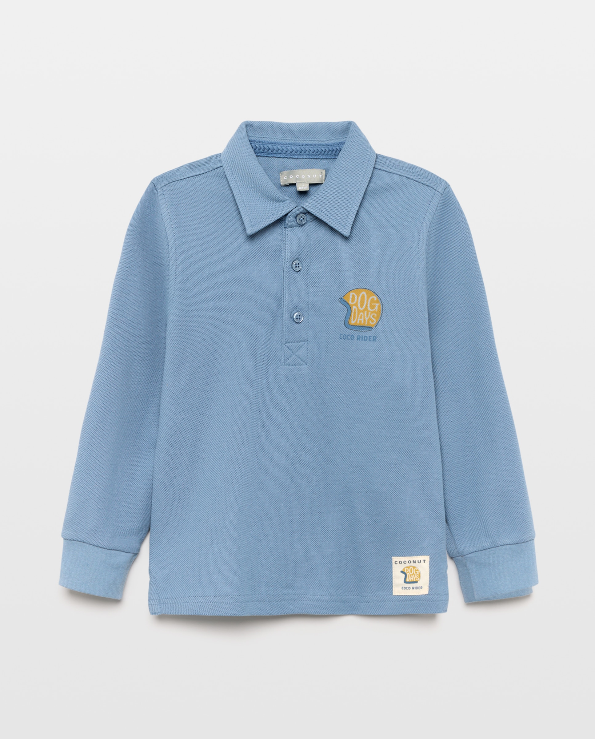 Polo de Manga Comprida com Estampado de Fantasia Coconut El Corte Inglés Anil-4