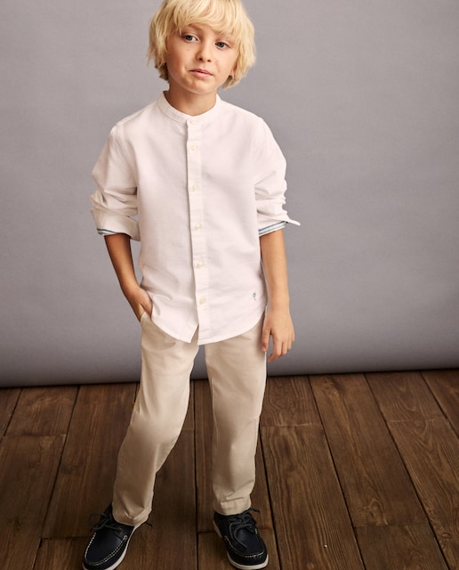 Imagen 0 de Pantalón chino sarga lavada de niño