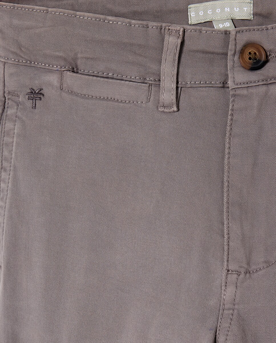 Calças Cargo Cinzento-claro-5