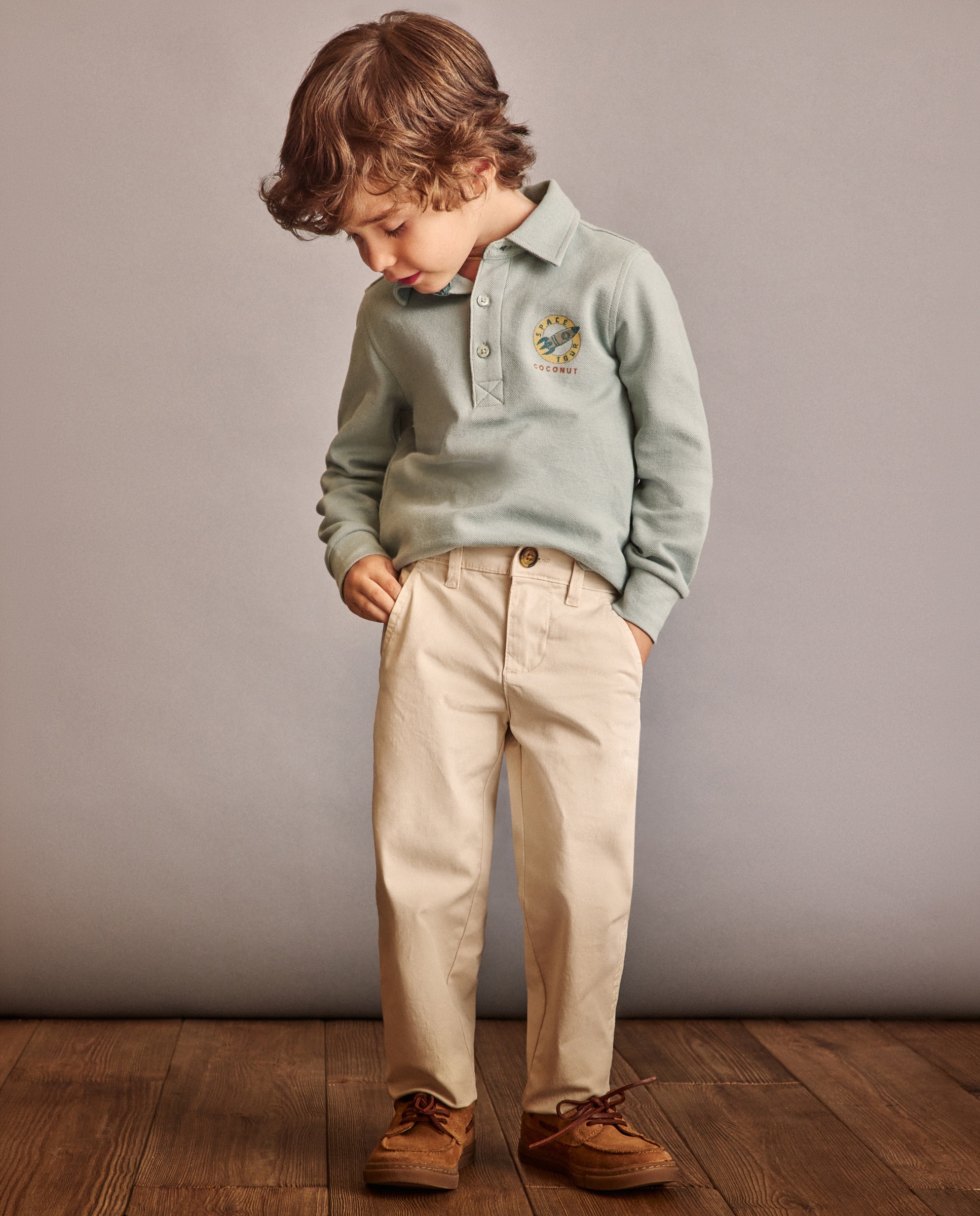 Imagen 1 de Pantalón chino de niño - Coconut El Corte Inglés - Visón claro Visón claro