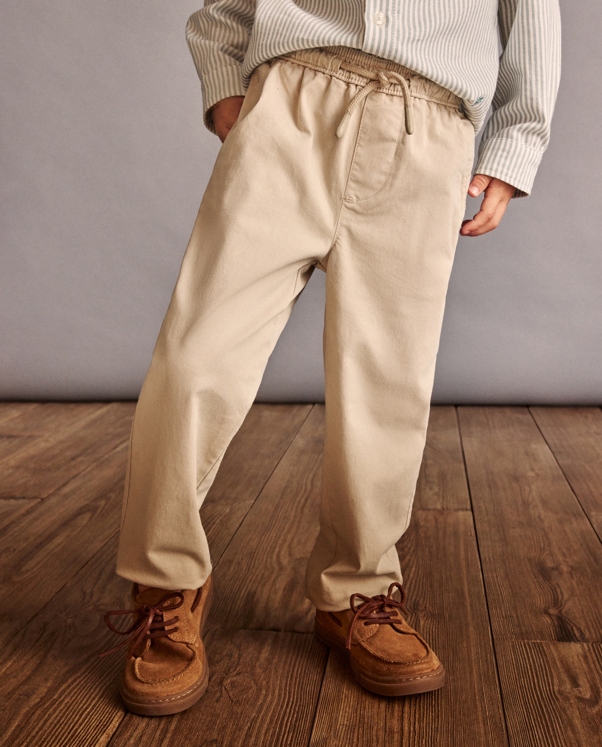 Calças Jogger com Cordão de Criança Coconut El Corte Inglés Vison Claro-2