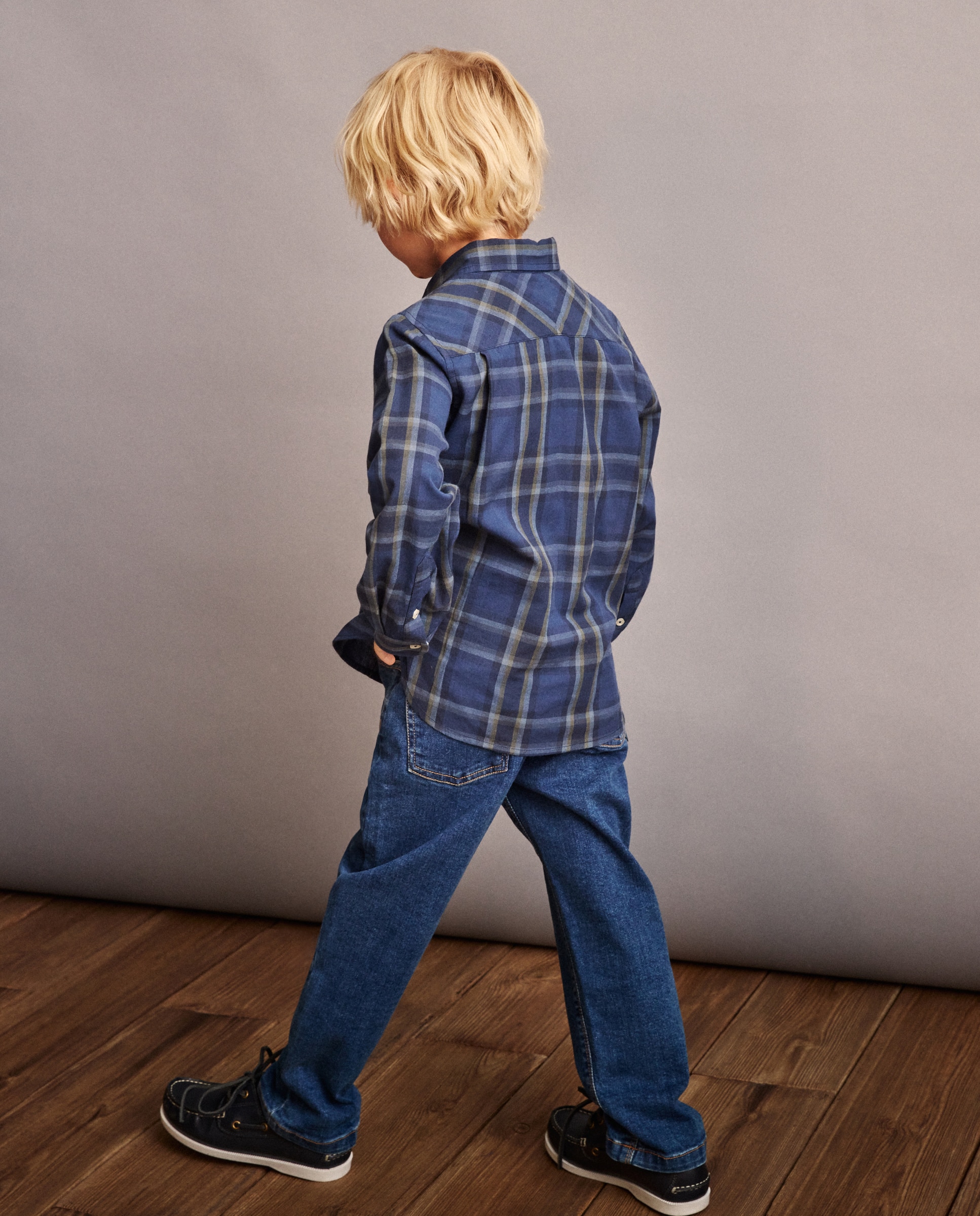 Jeans Straight Fit Azul pálido-2