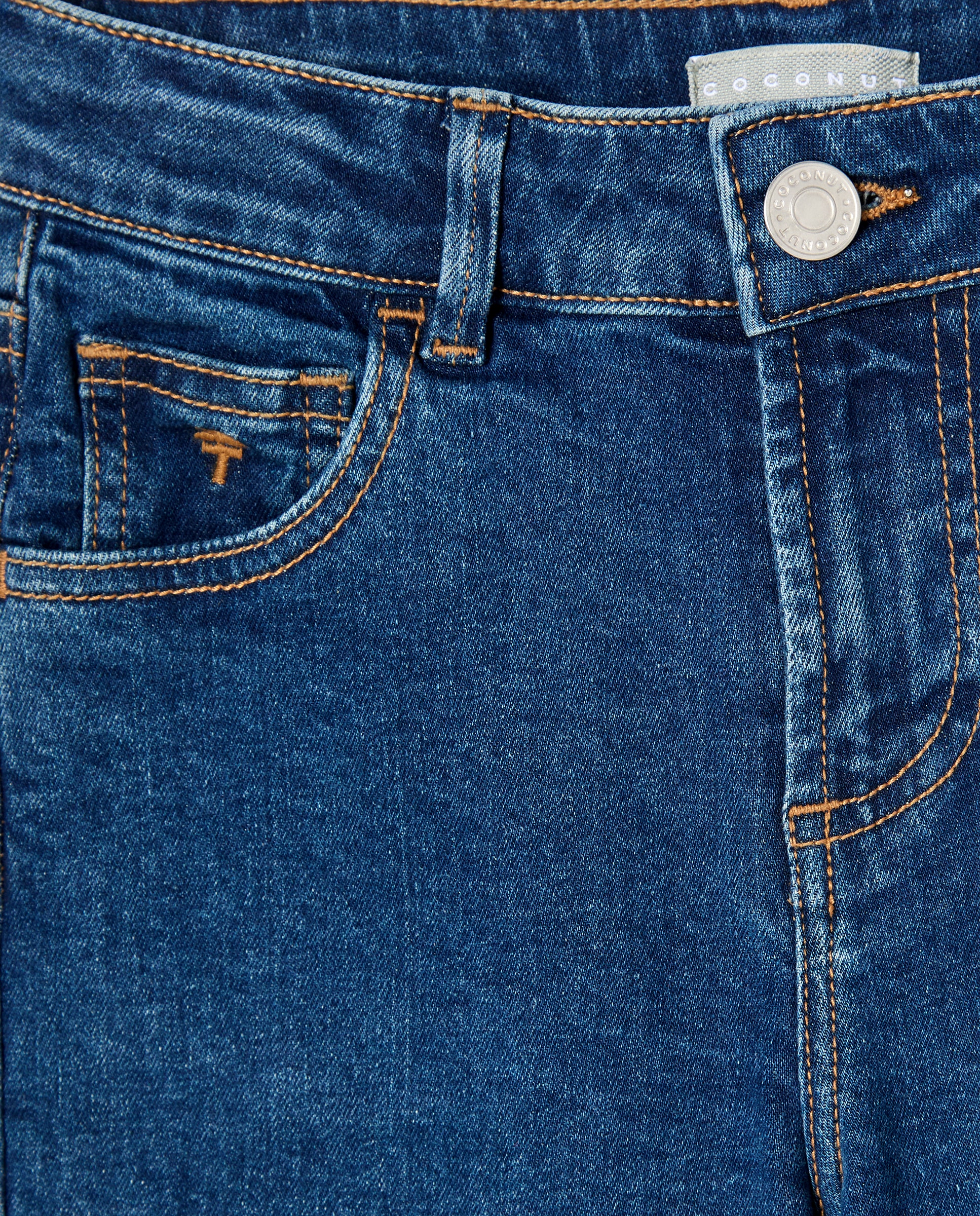 Jeans Straight Fit Azul pálido-4