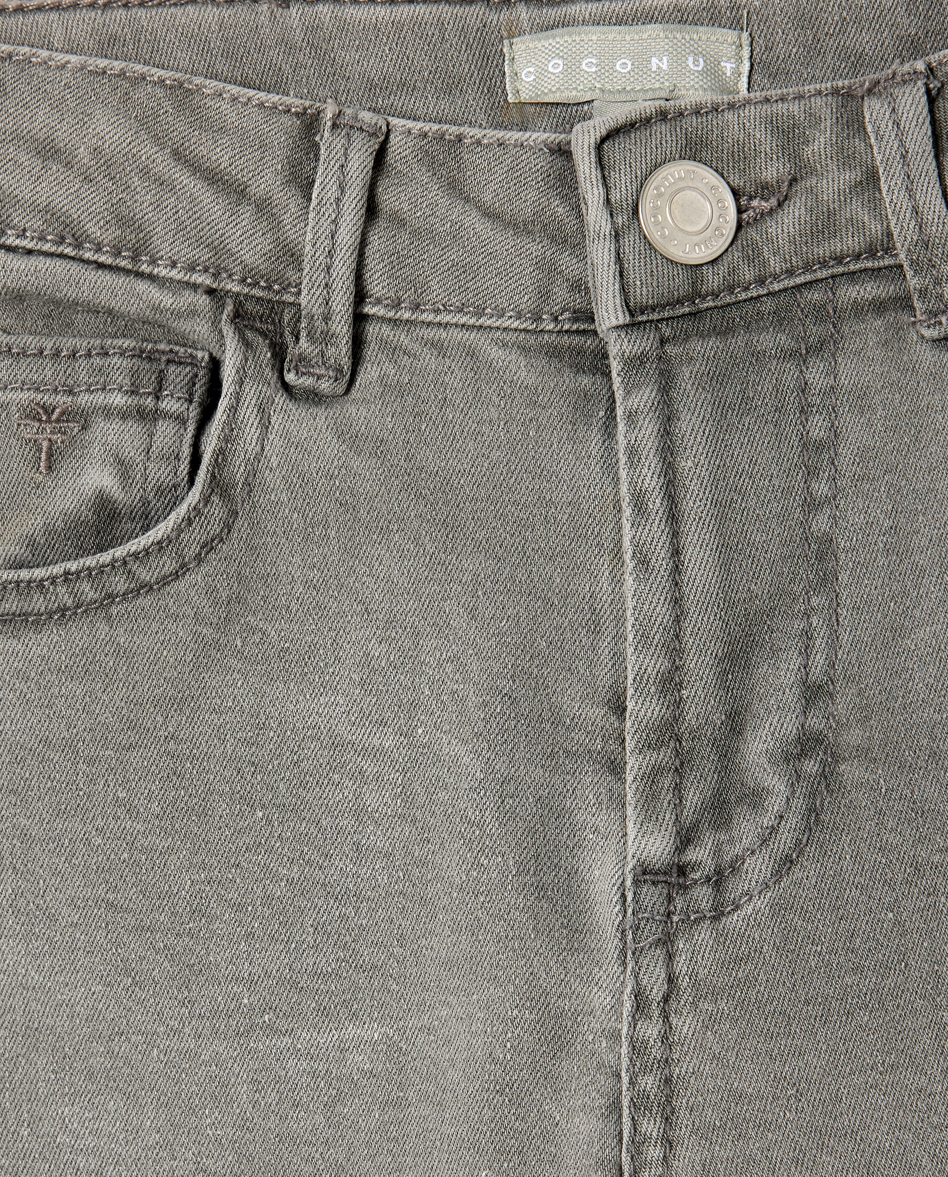 Jeans Straight Fit Cinzento-claro-5