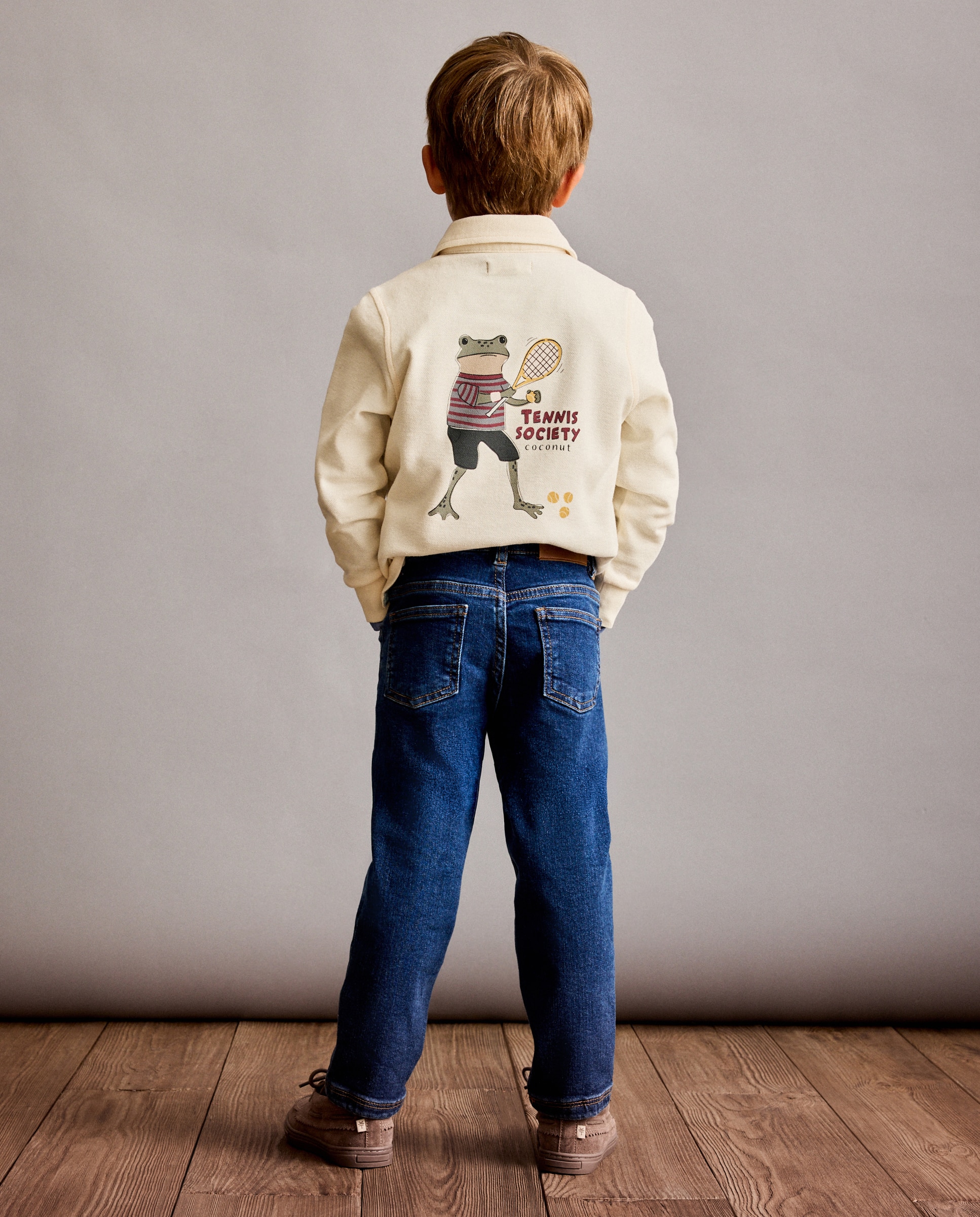 Pantalón denim slim fit de niño - Coconut El Corte Inglés - Gris Gris-3