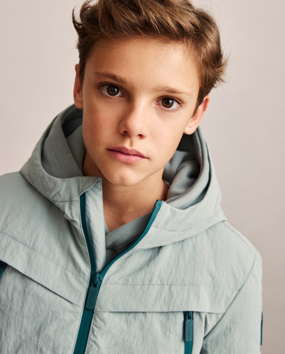 Parka Técnica Acolchoada Verde Sálvia-2