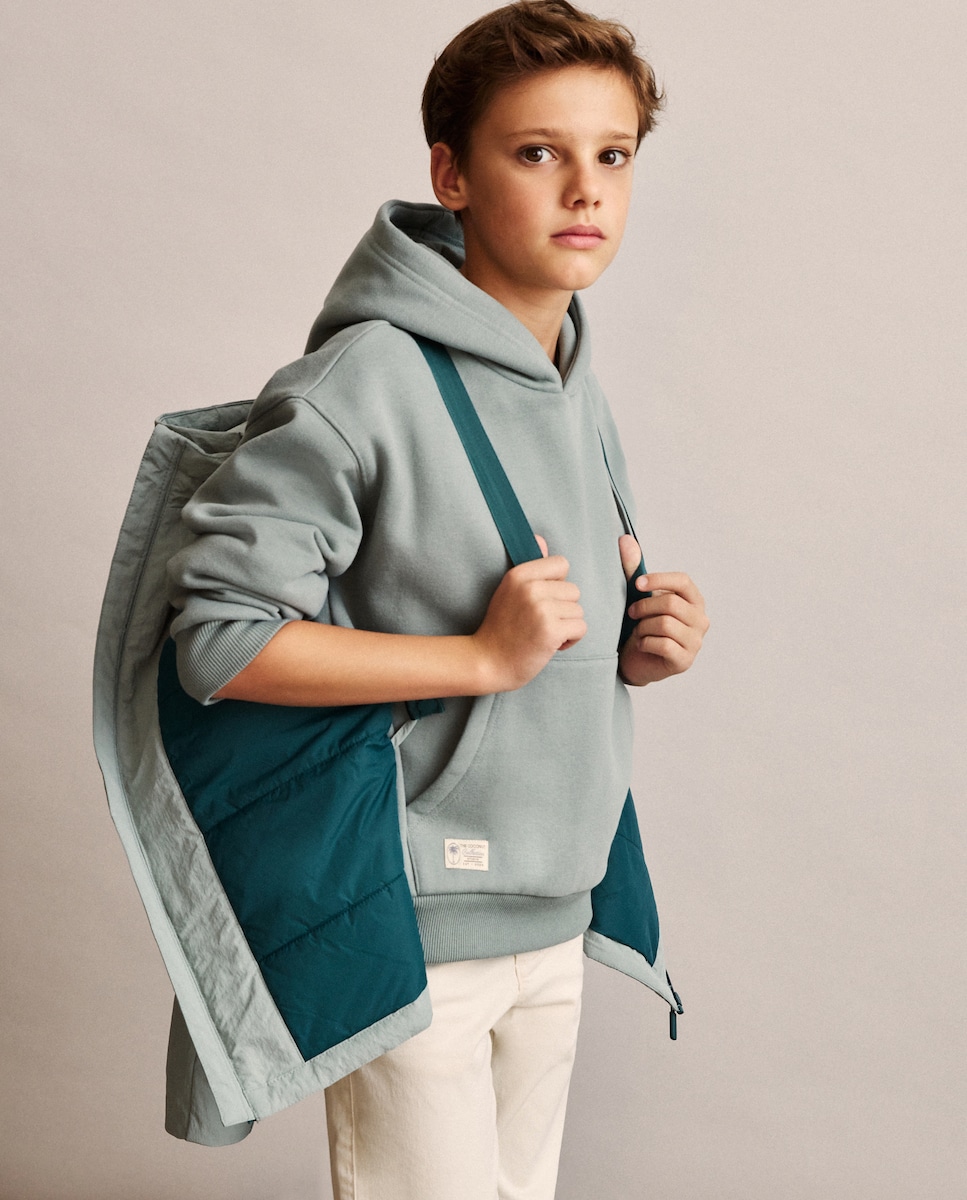 Parka Técnica Acolchoada Verde Sálvia-5