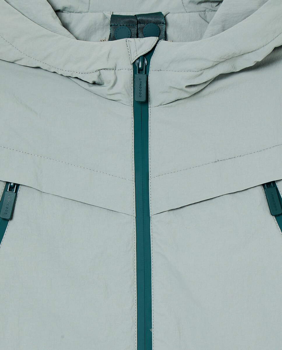 Parka Técnica Acolchoada Verde Sálvia-7