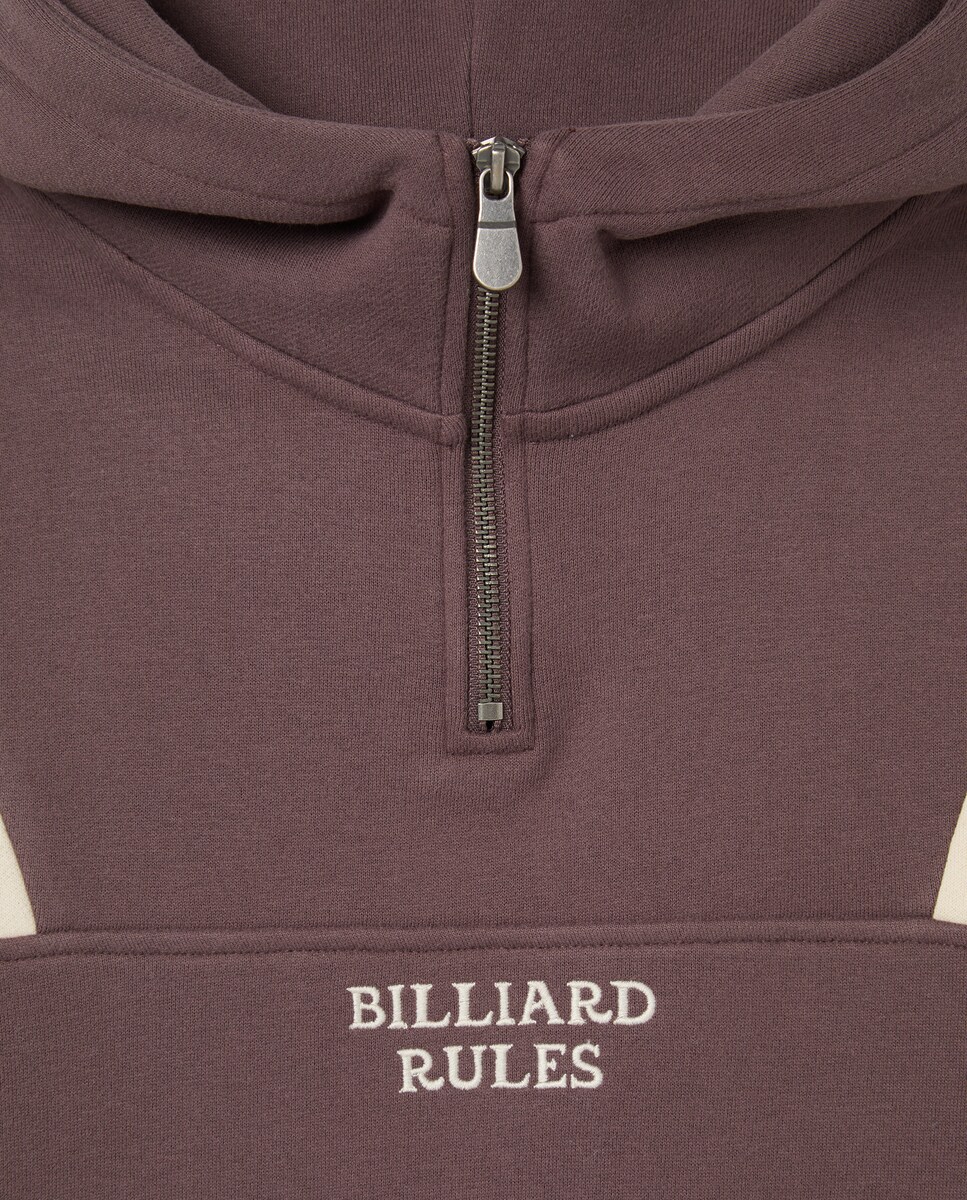 Sweatshirt com Capuz e Fecho de Correr com Color Block Multicolor-5