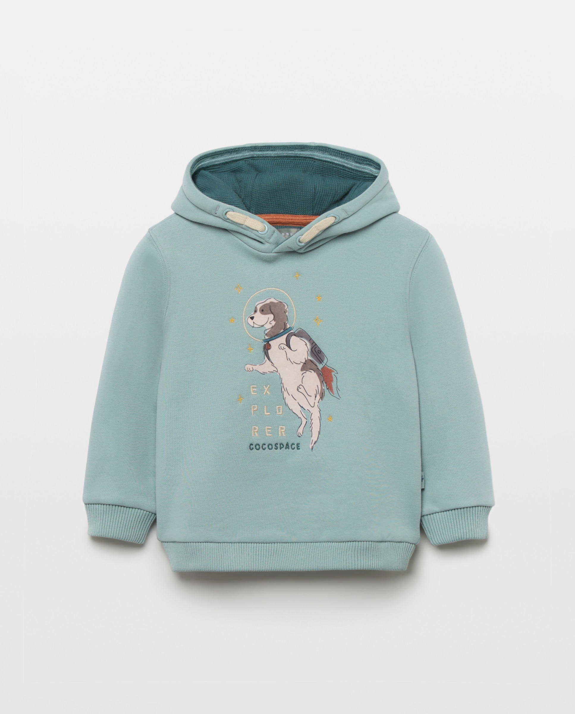 Sweatshirt de Capuz com Estampado de Fantasia Flock Coconut El Corte Inglés Sabão-4