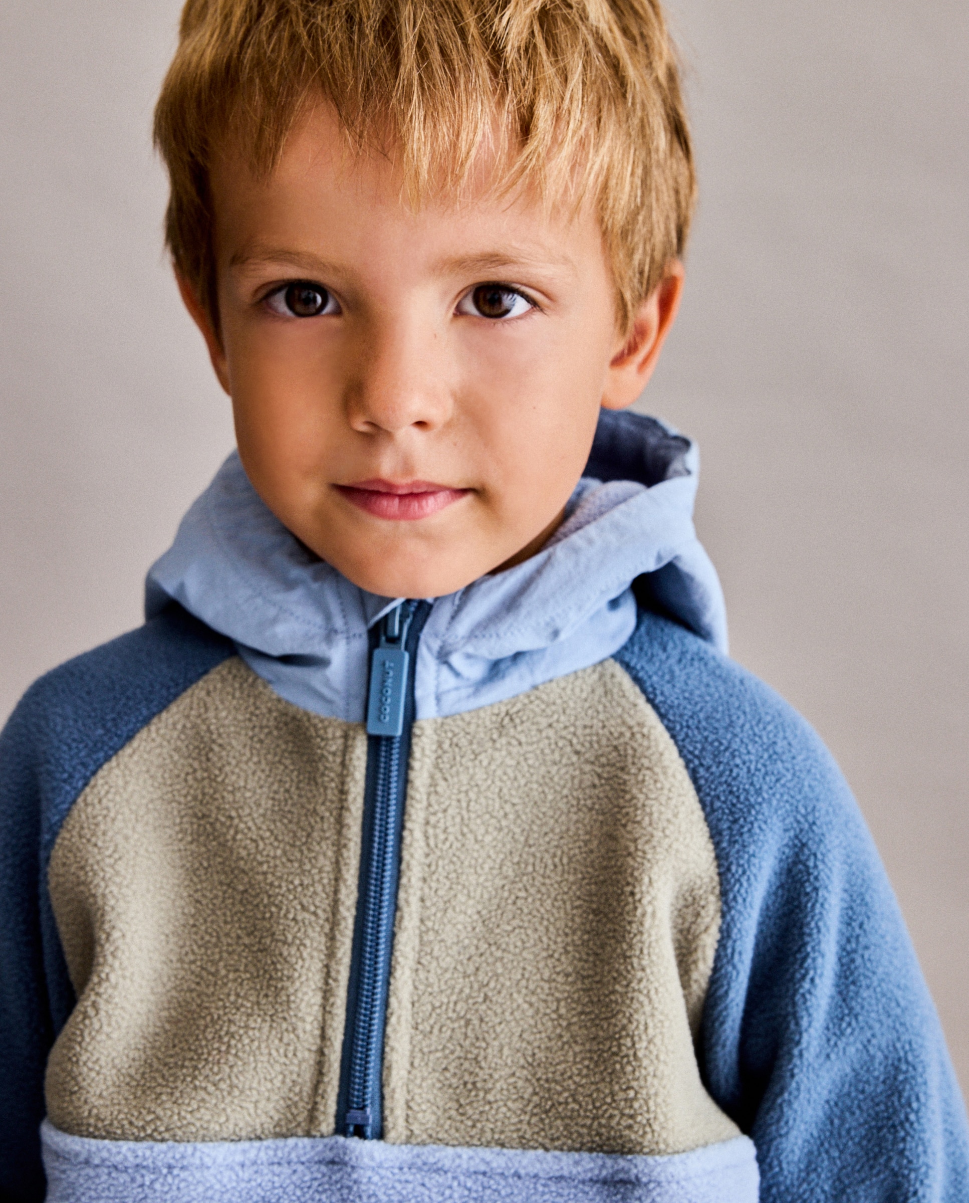 Sweatshirt Combinada com Bolso Canguru Azul-escuro-4
