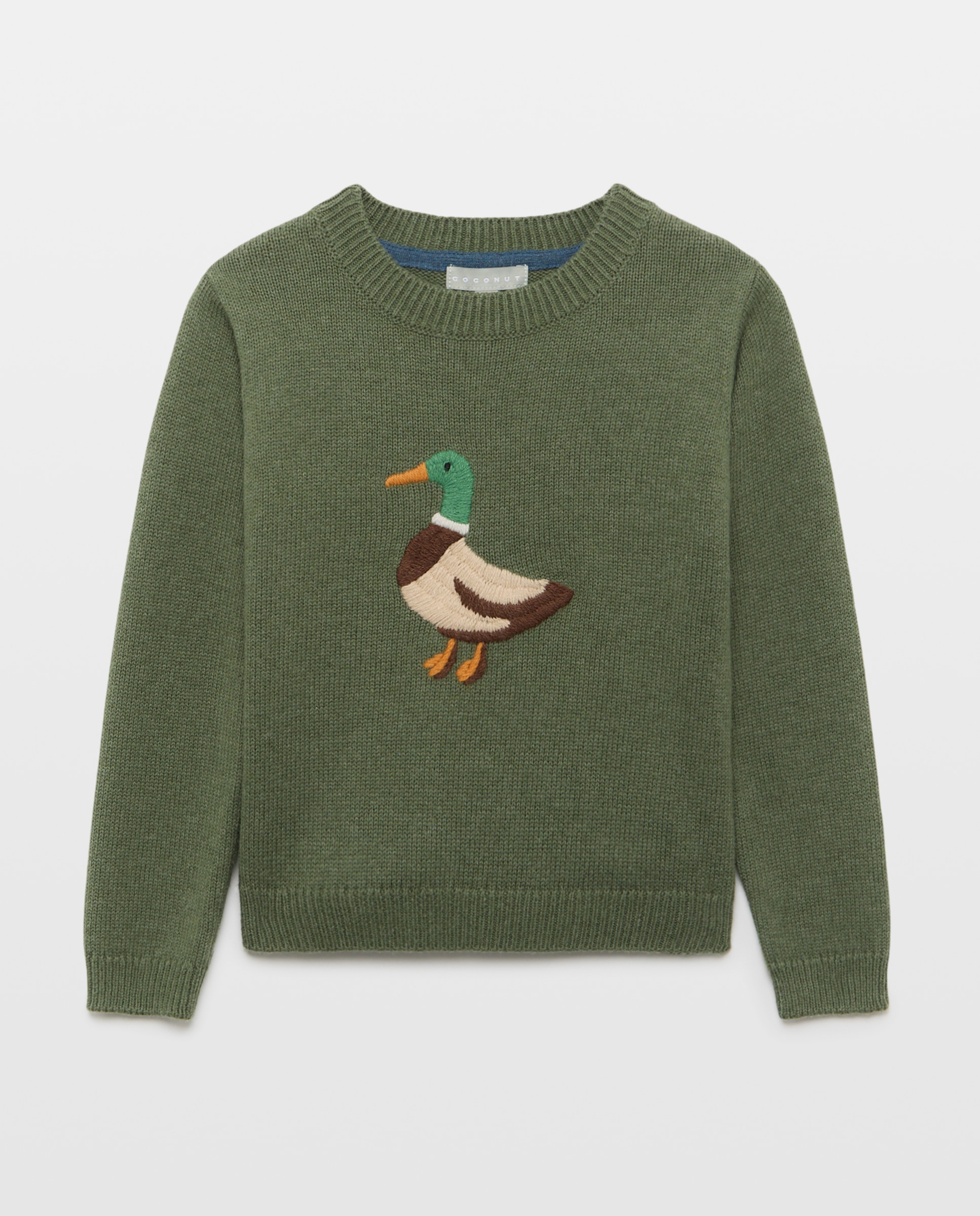 Camisola de Malha Básica com Bordado de Fantasia Kiwi-4