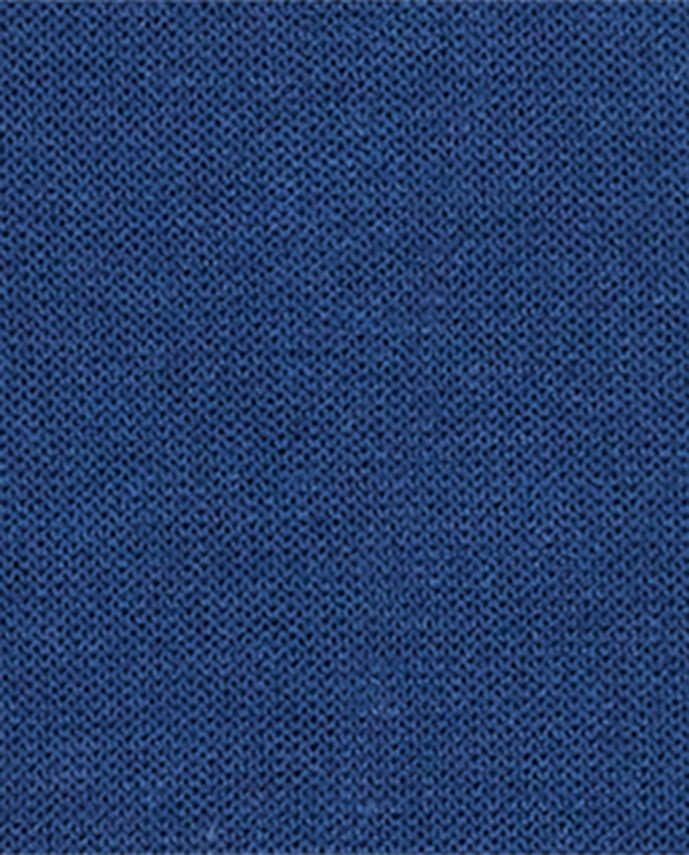 Meias Lisas Altas em Algodão Mercerizado Azul-5