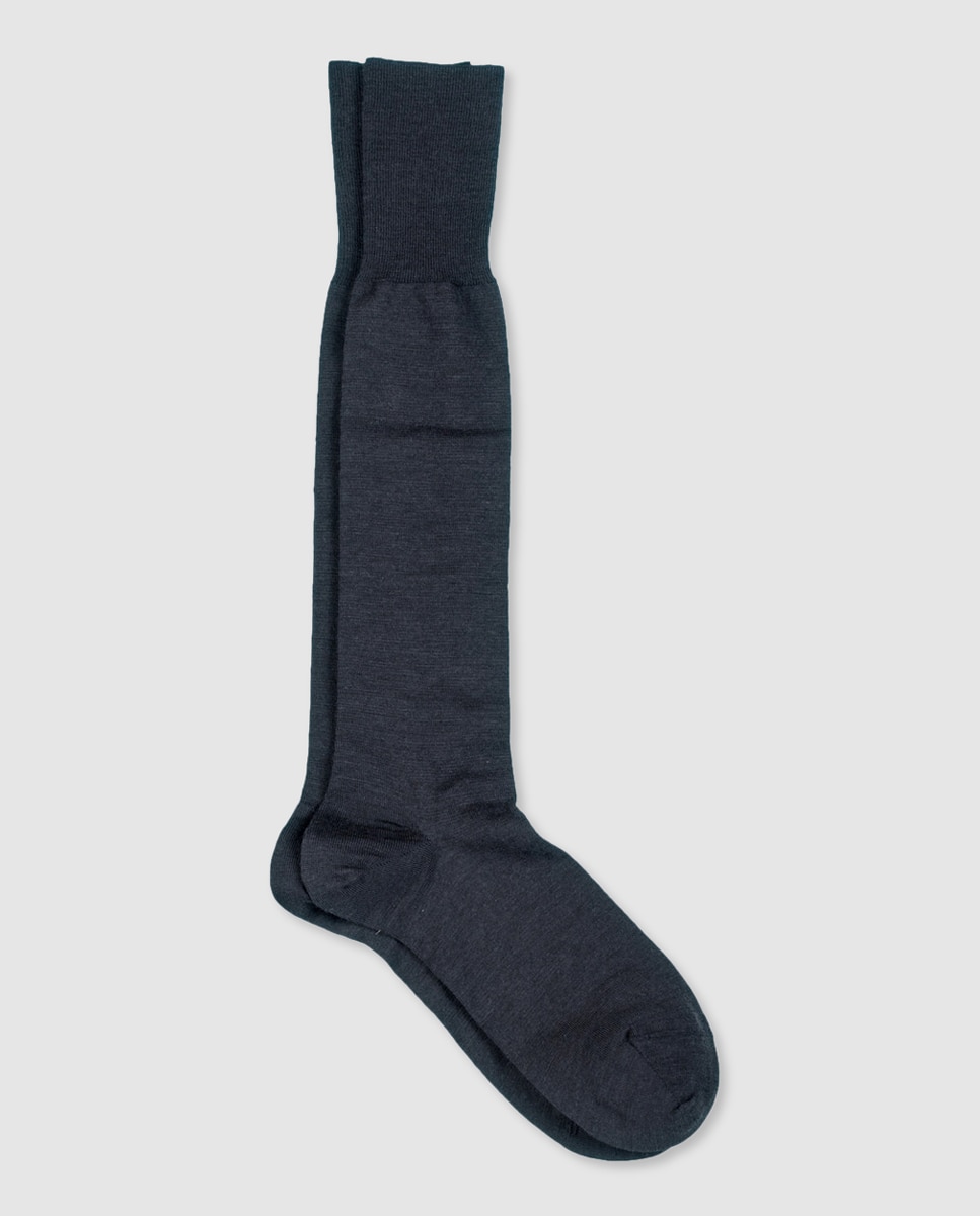Meias de homem Punto Blanco Azul-marinho-1