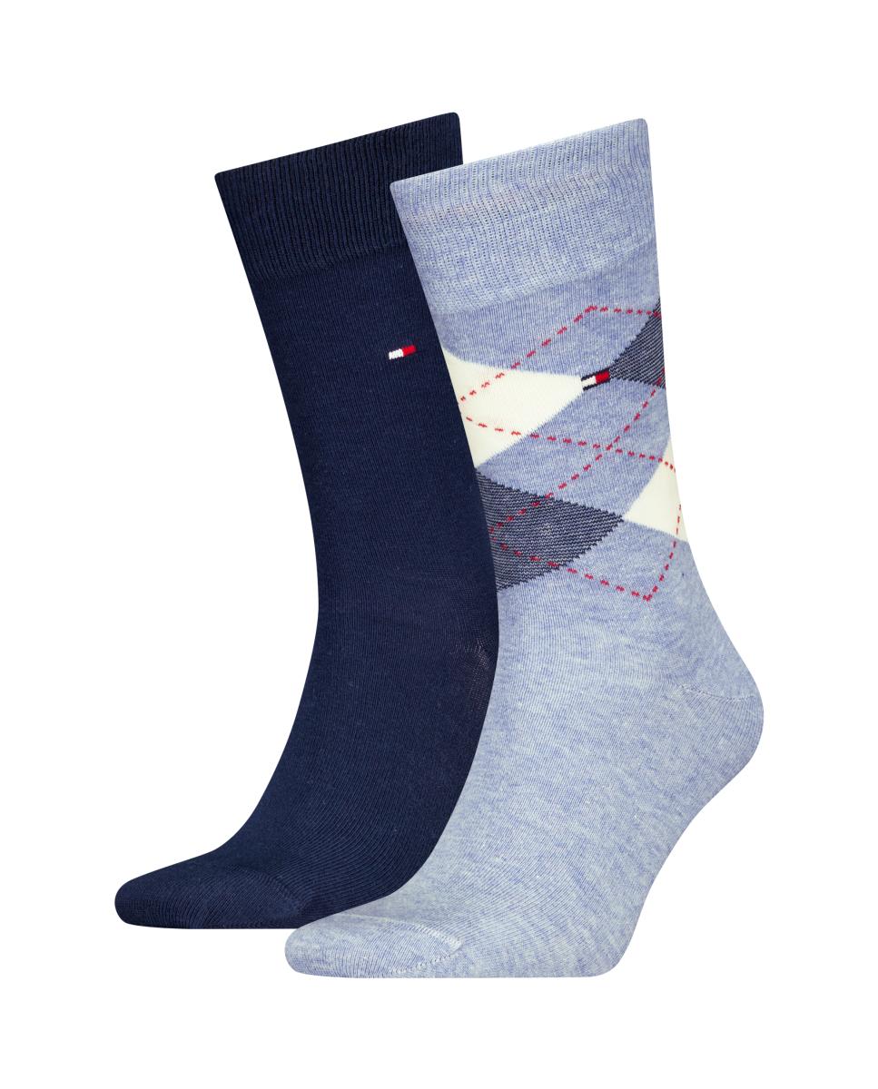 Pack de 2 Pares de Meias Clássicas Azul-2