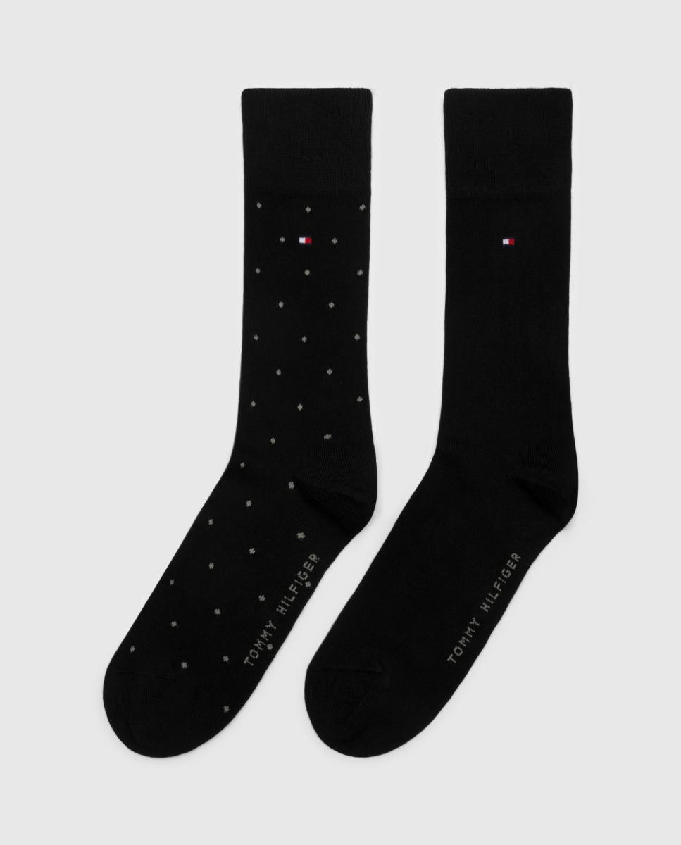 Pack de 2 Pares de Meias com Fantasia Preto-5