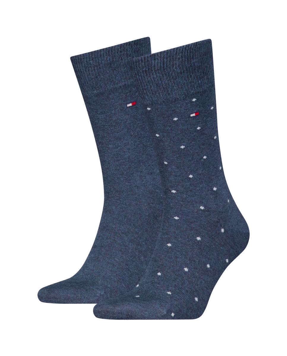 Pack de 2 calcetines fantasía de hombre - Tommy Hilfiger - Azul Azul-2