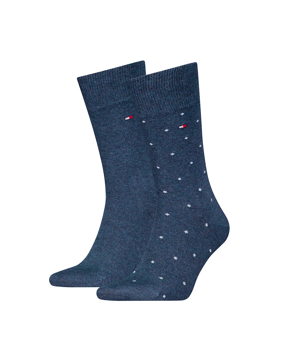 Pack de 2 calcetines fantasía de hombre - Tommy Hilfiger - Azul Azul-3