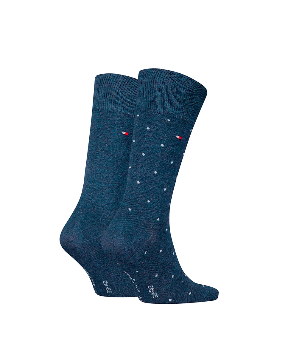 Pack de 2 calcetines fantasía de hombre - Tommy Hilfiger - Azul Azul-7