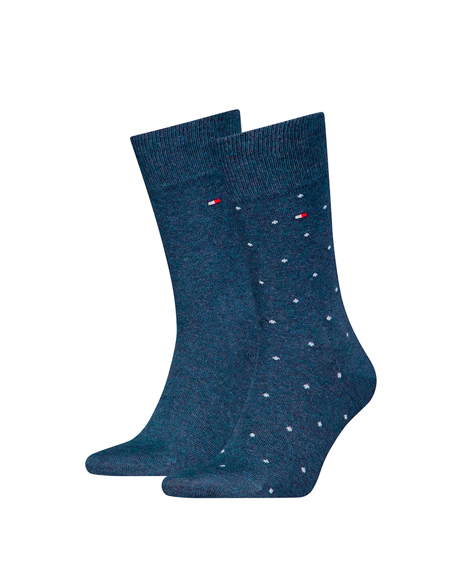 Pack de 2 calcetines fantasía de hombre - Tommy Hilfiger - Azul Azul-8
