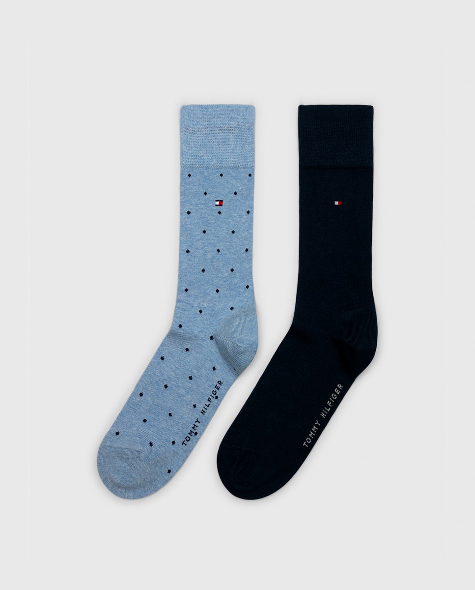Imagen 0 de Pack de 2 calcetines fantasía de hombre Azul