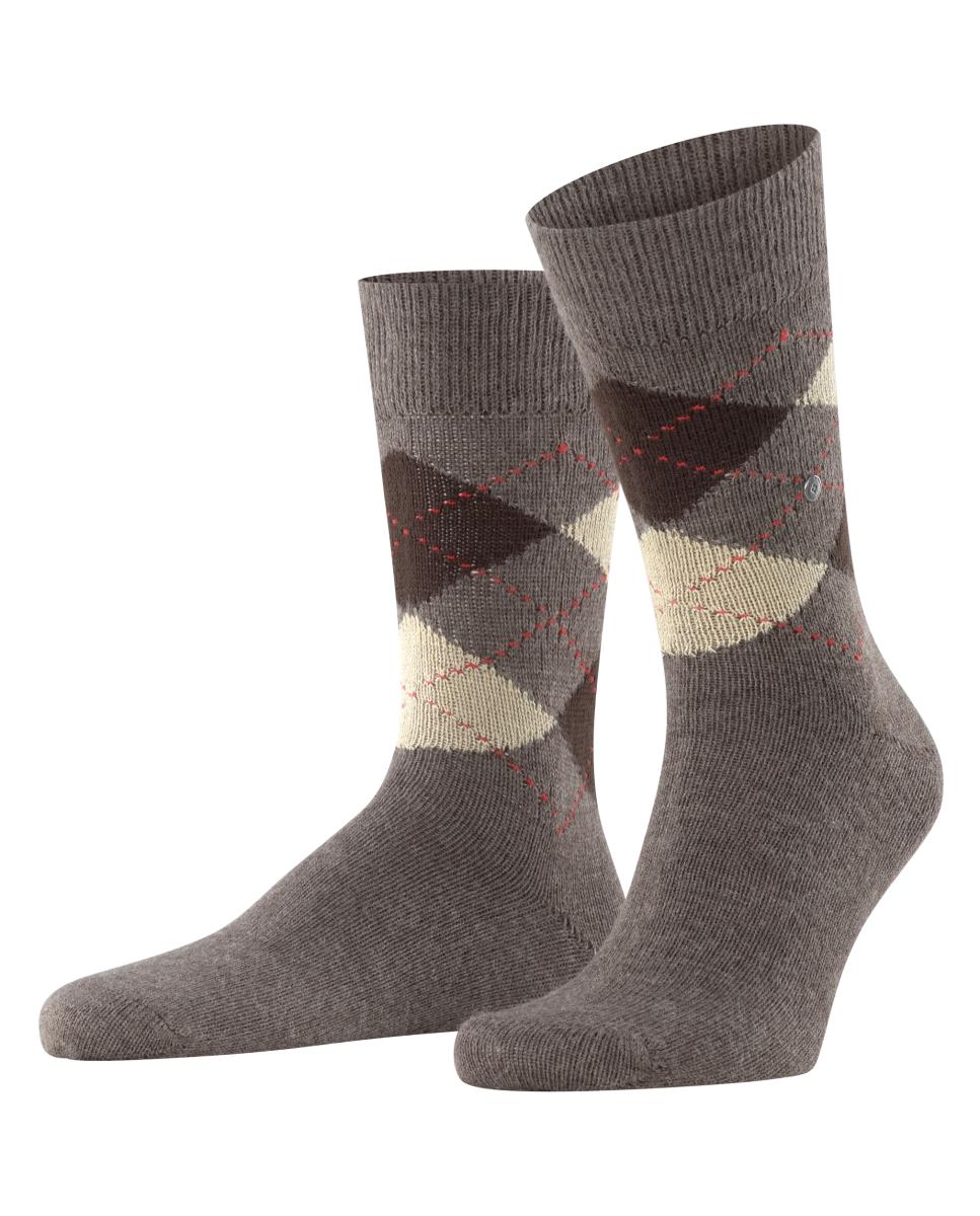 Imagen 3 de Calcetines de hombre Burlington cortos azul - Marrón Marrón