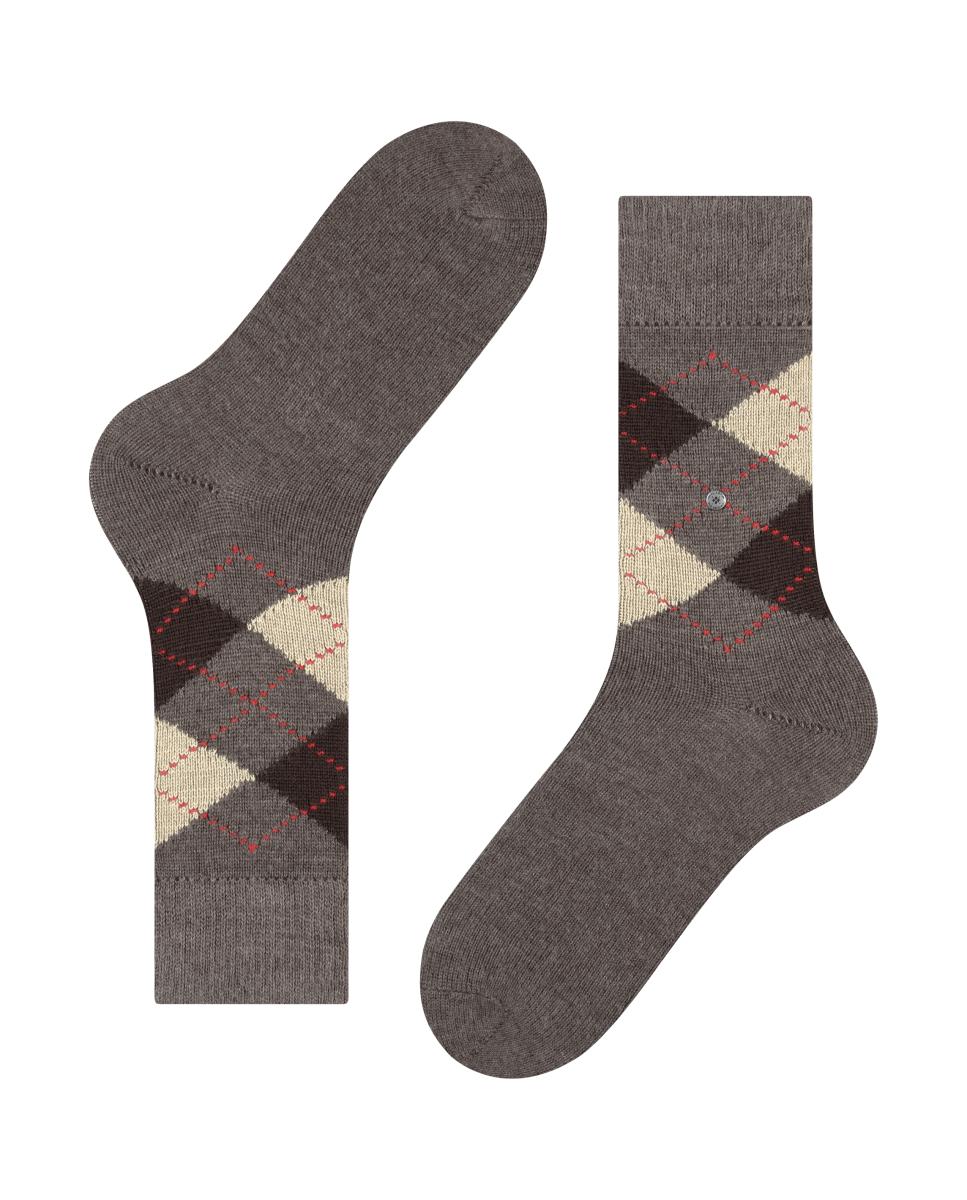 Imagen 4 de Calcetines de hombre Burlington cortos azul - Marrón Marrón