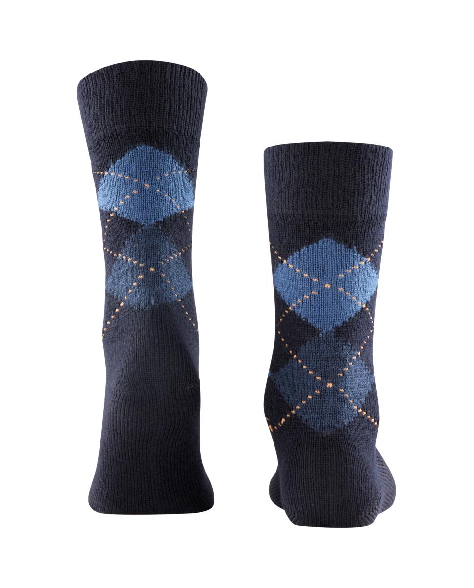 Meias curtas de homem Burlington azuis Multicolor-2