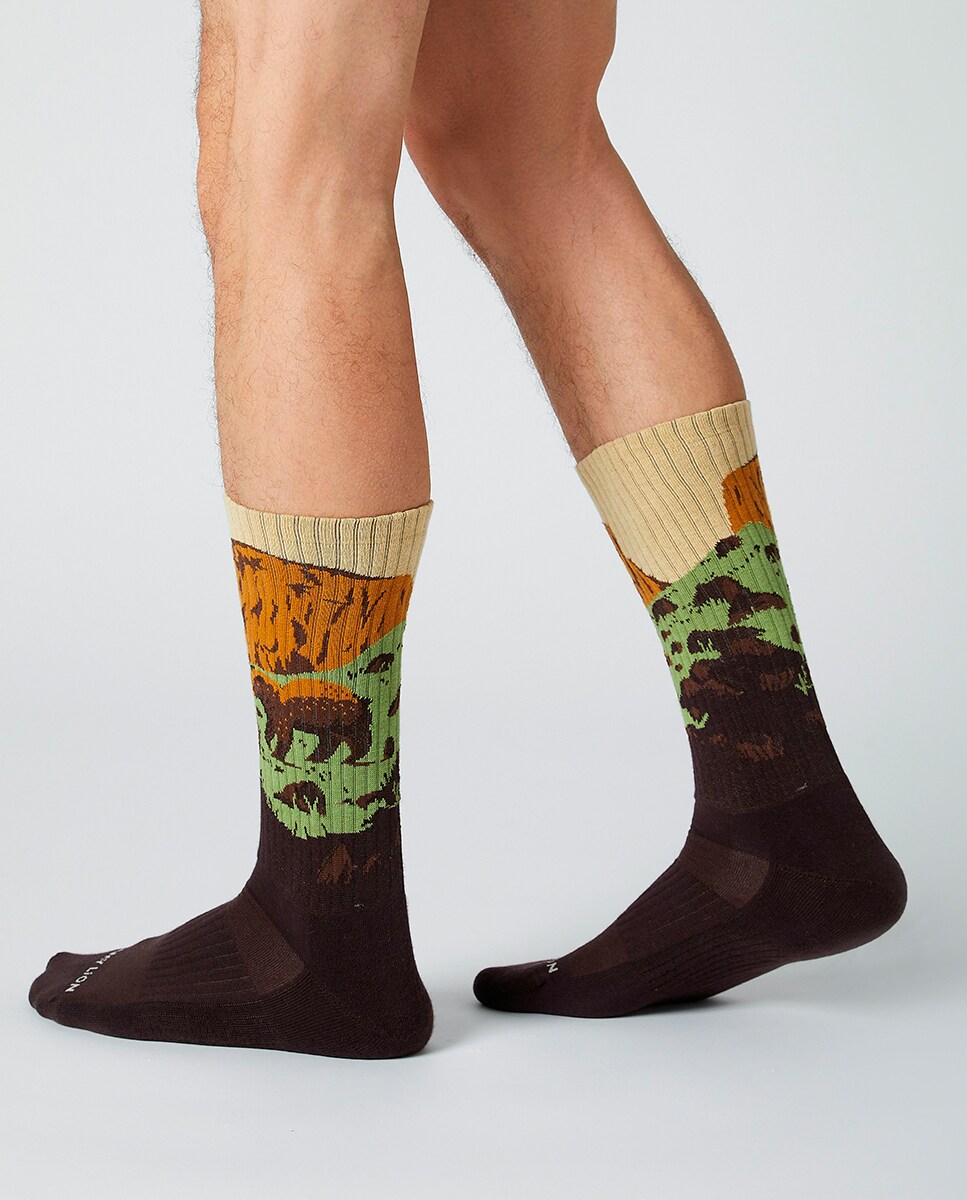 Meias Athletic Urso Castanho-2