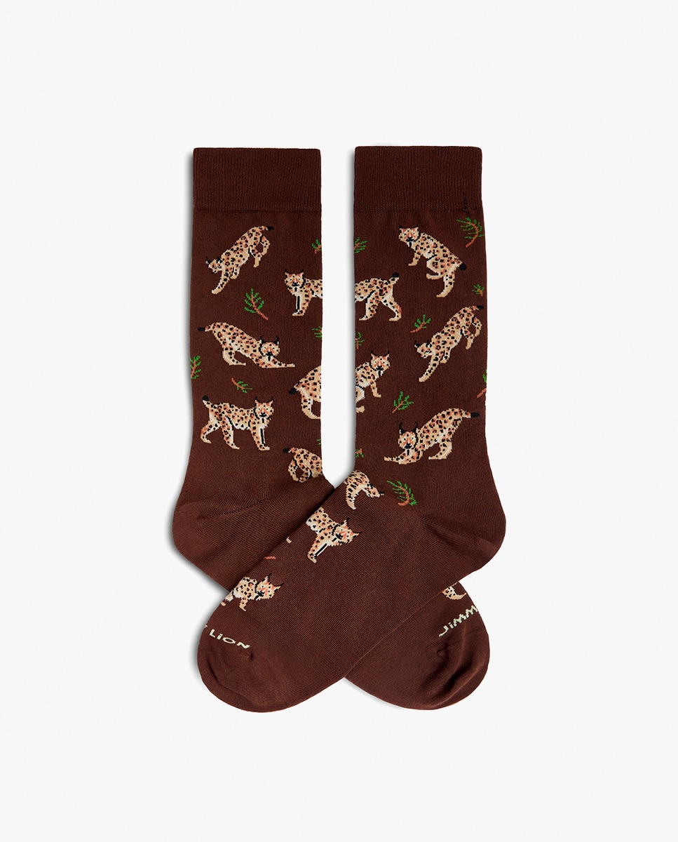 Imagem 0 de Meias Linces - Castanho