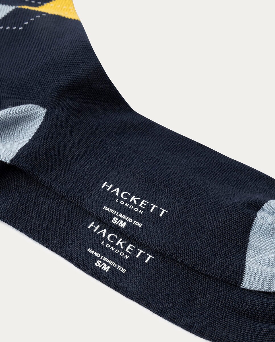 Pack de Dois Pares de Meias Clássicas Azul-2