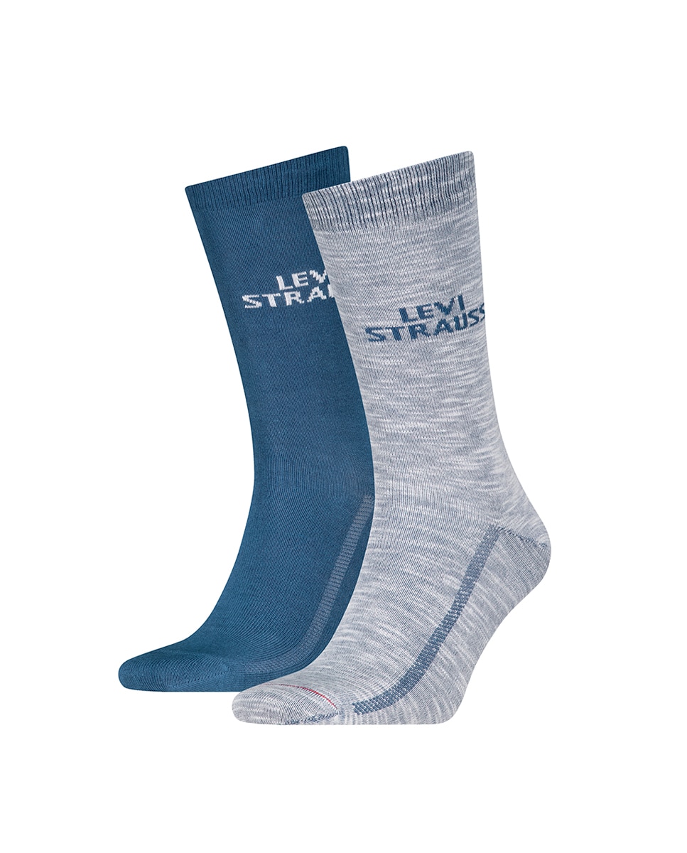 Meias Clássicas (Pack de 2 Pares) Azul-2
