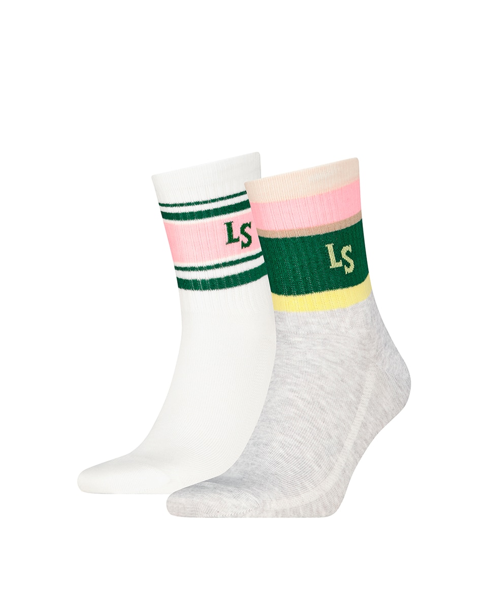 Meias Clássicas (Pack de 2 Pares) Cinzento-2