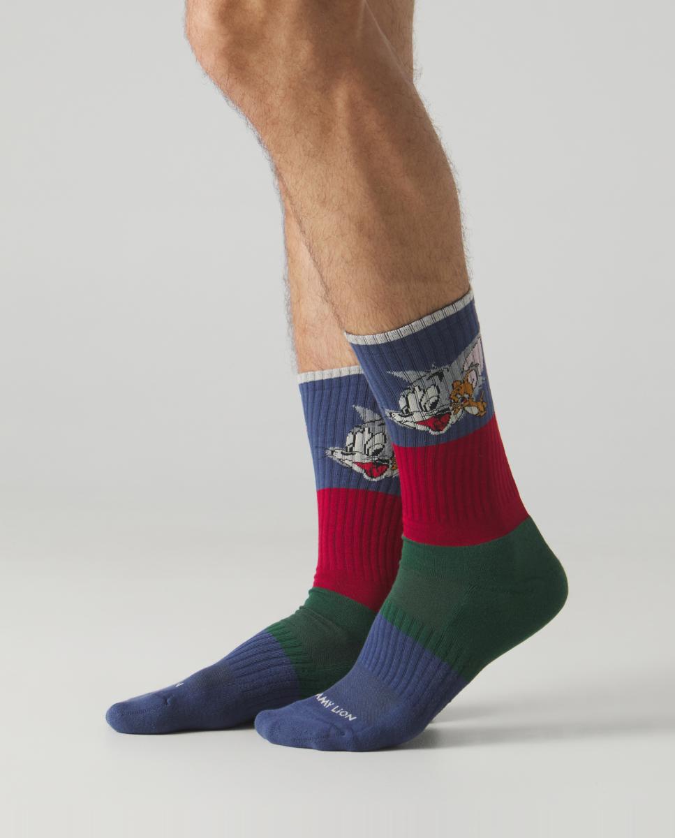 Meias Tom and Jerry Athletic - Multicolor Multicolor-2