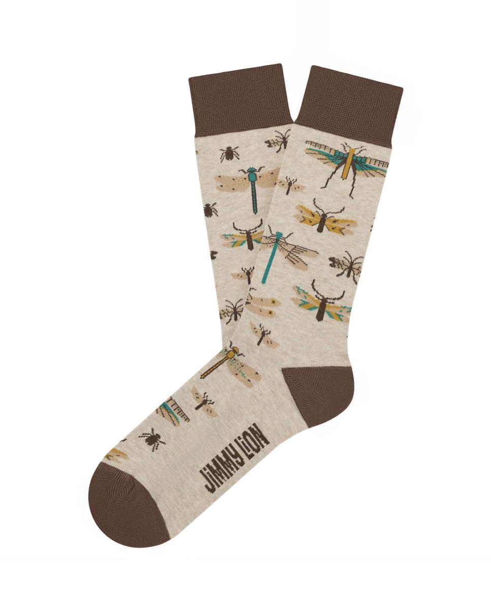 Imagem 0 de Meias Insects Casual - Bege