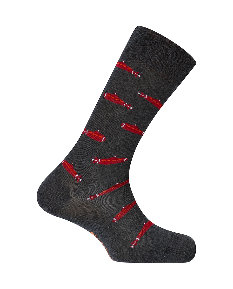 Imagem 0 de Meias Curtas em Algodão Mercerizado Submarinos. Produto Fabricado em Espanha