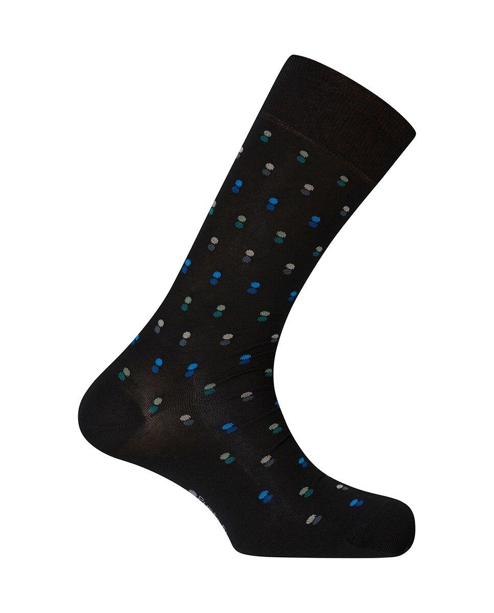 Imagem 0 de Meias Curtas em Algodão Mercerizado às Bolinhas. Produto Fabricado em Espanha