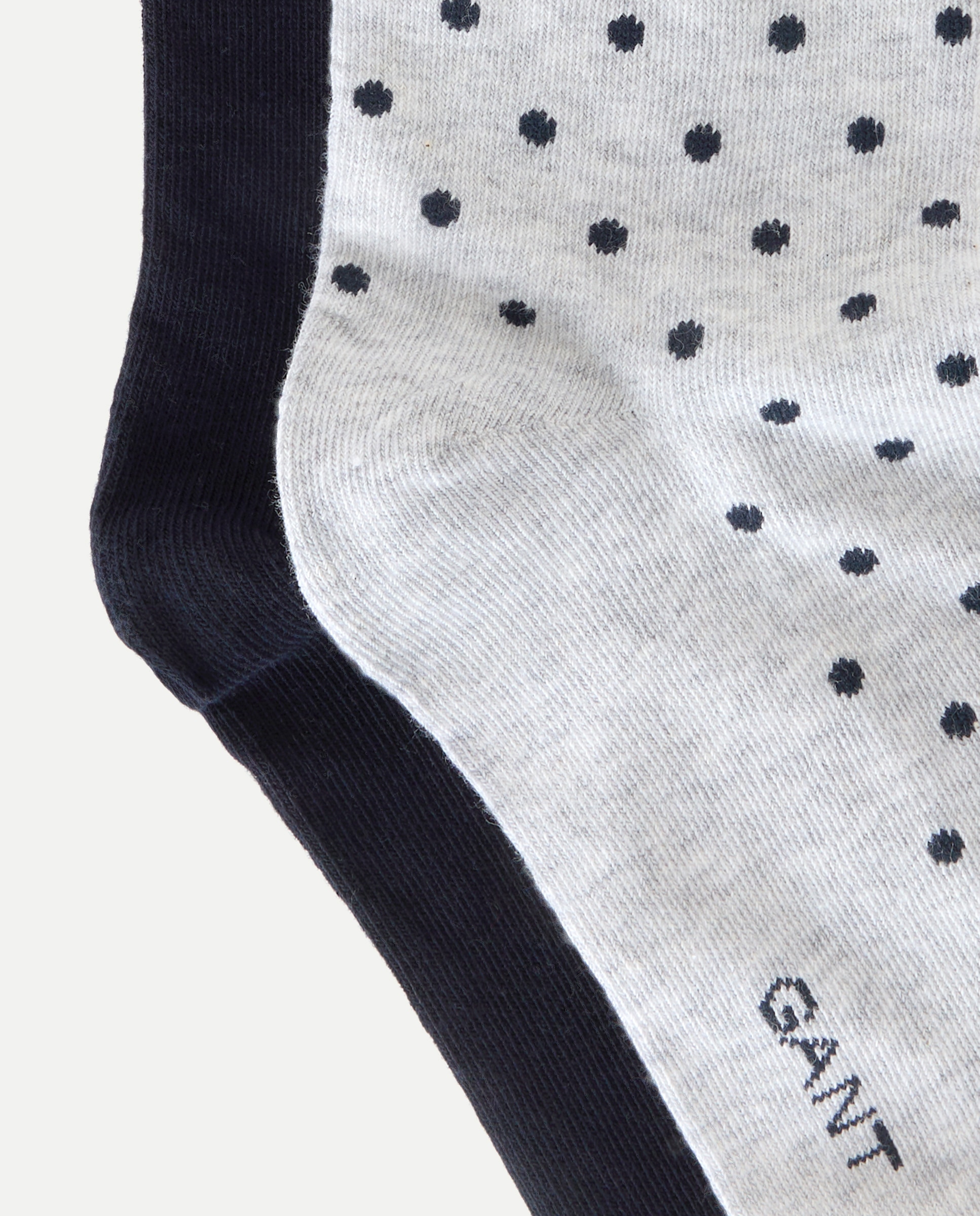 Pack de Dois Pares de Meias Estampadas Cinzento-2