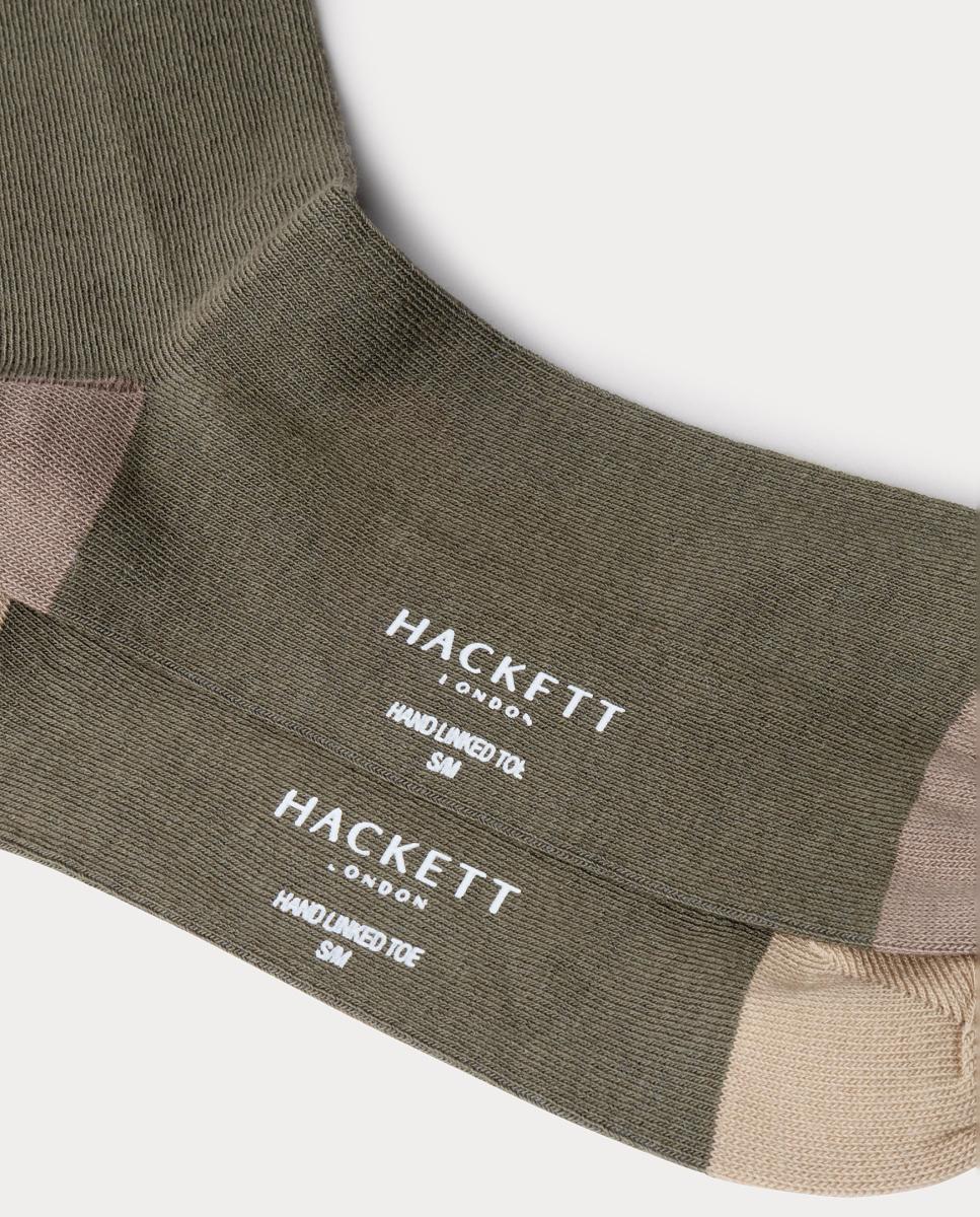 Pack de dos calcetines de hombre fantasía - Hackett - Verde Verde-4